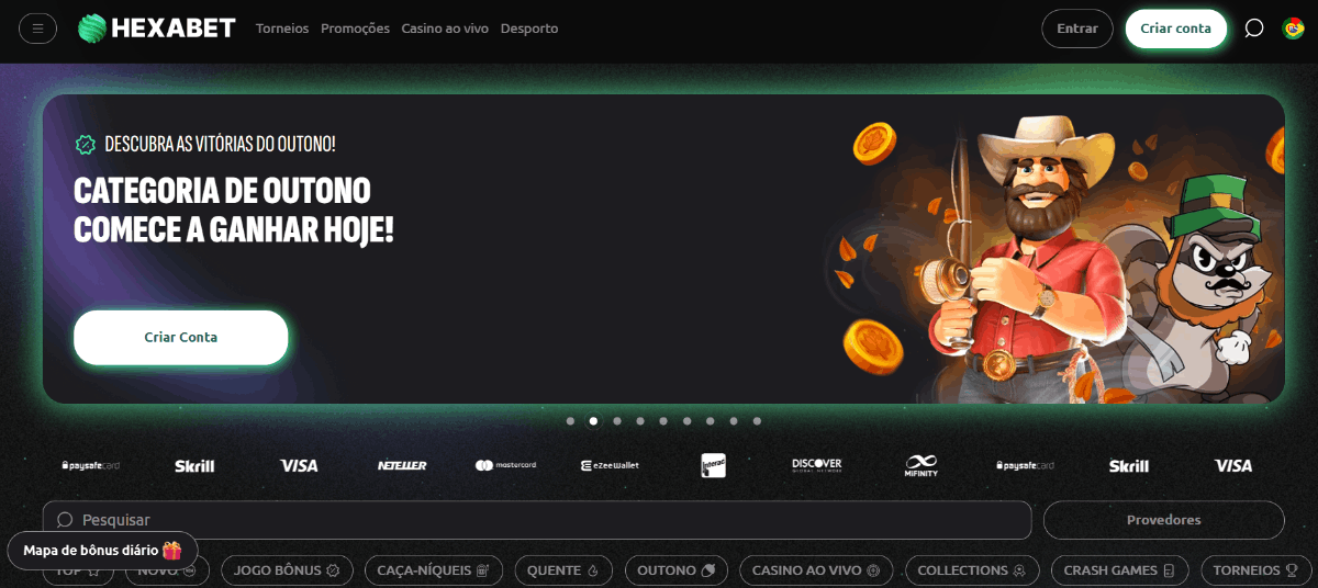 Hexabet – casino com jogos ao vivo
