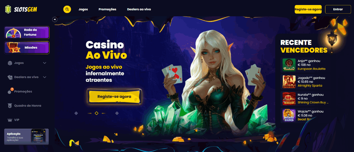 Slotsgem novo casino online para jogadores portugueses