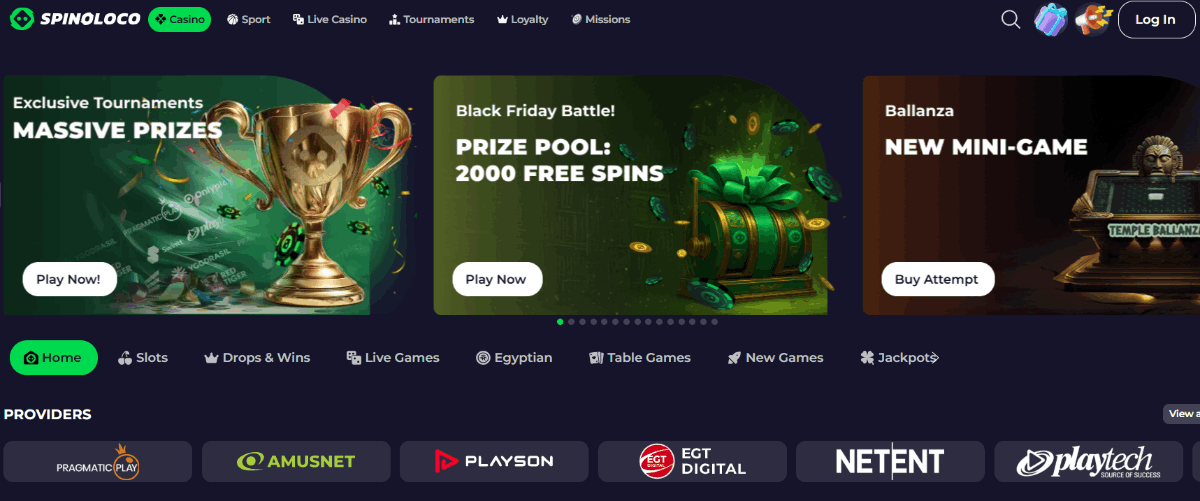 Spinoloco casino online